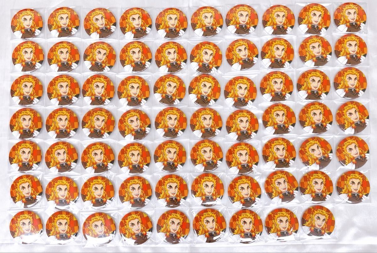 鬼滅の刃 ランダム 缶バッジ 煉獄杏寿郎 デコレクション AGF レリーフ