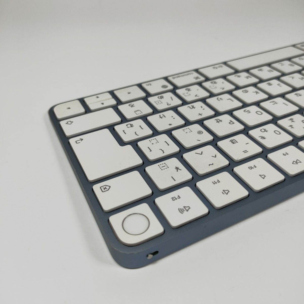 ZK4895C Apple Magic Keyboard with Touch ID 美品 ブルー 純正 動作