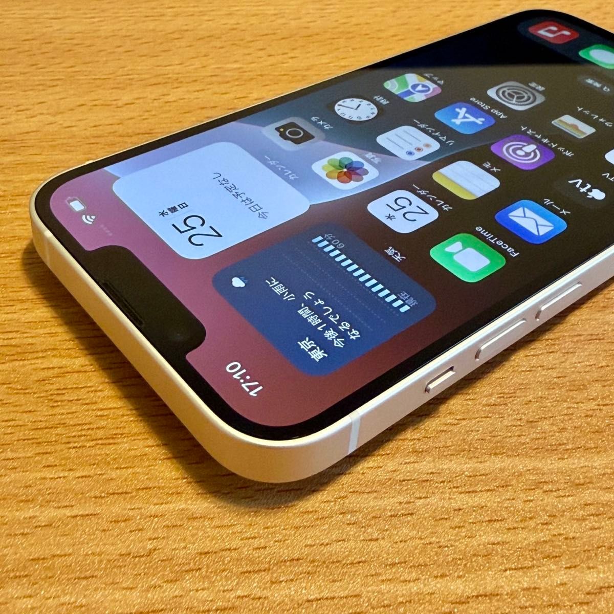 美品 apple iPhone14 128GB スターライト SIMフリー バッテリー良好