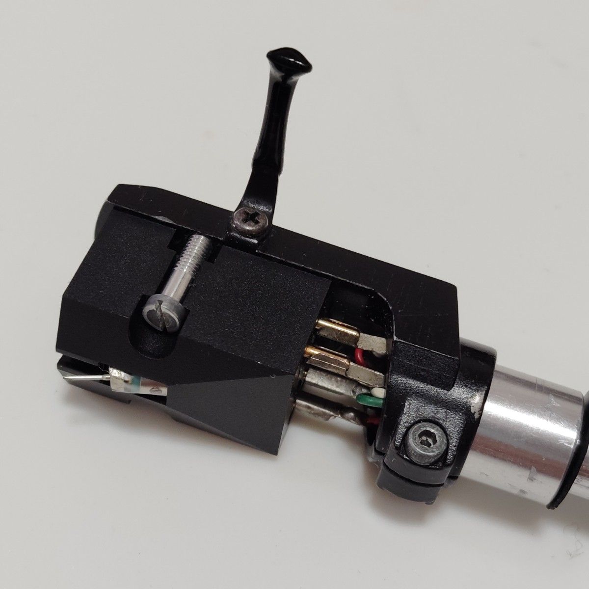 DENON MCカートリッジ DL-103 ヘッドシェル AT-MS11 音質極めて良好