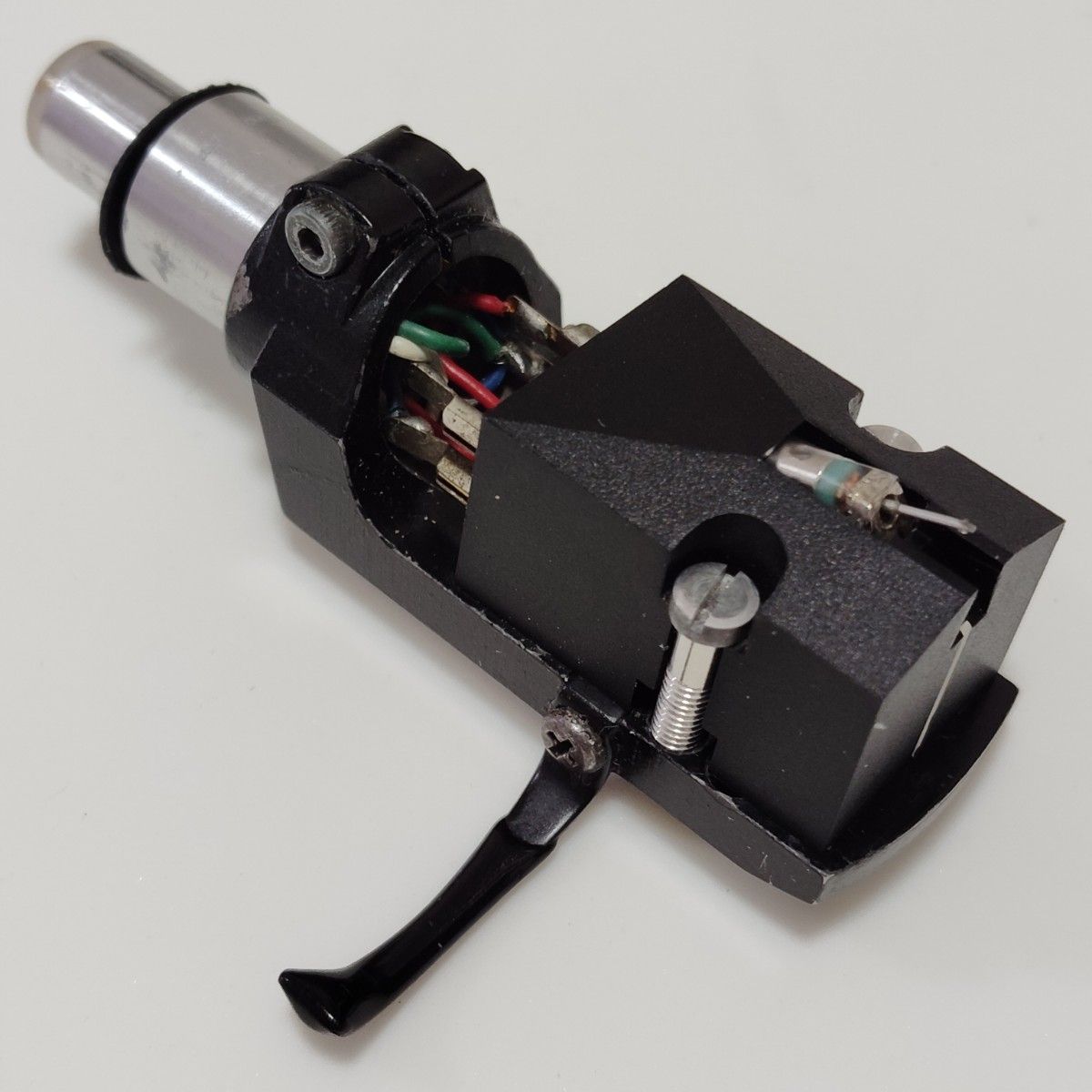 DENON MCカートリッジ DL-103 ヘッドシェル AT-MS11 音質極めて良好