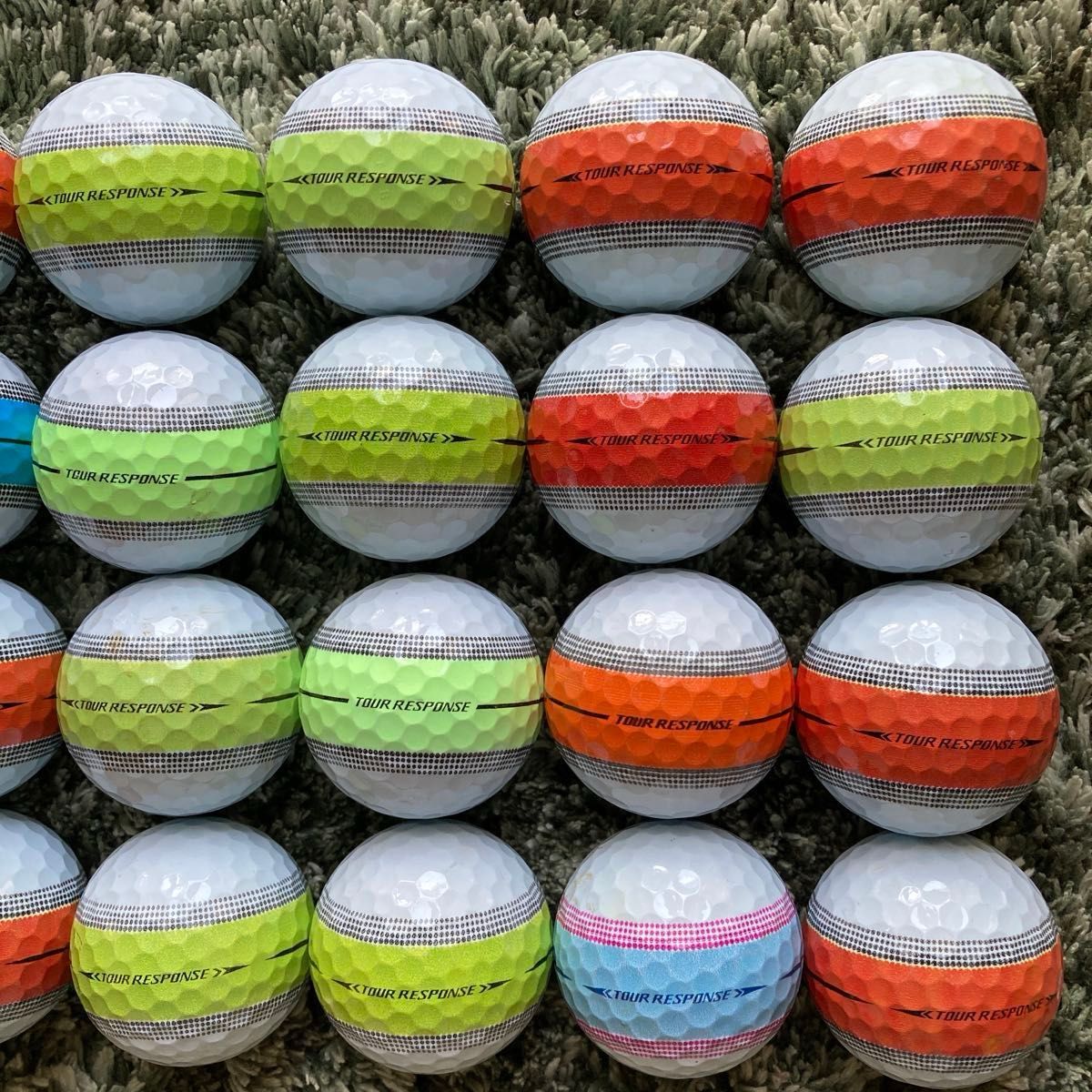 テーラーメイド TOUR RESPONSE ロストボール 24球 マルチカラー｜Yahoo
