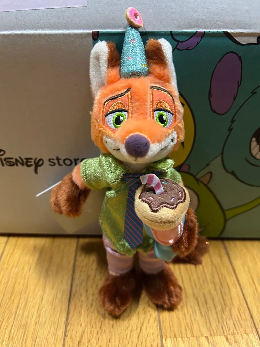 新品タグ付】ズートピア ぬいぐるみキーホルダー・キーチェーン ニック