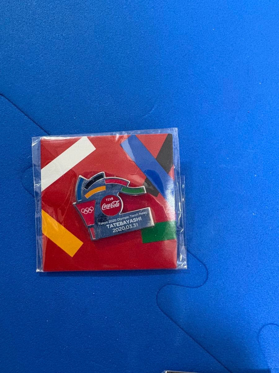東京オリンピック トーチリレーピンバッジとマグネットバッジ｜Yahoo