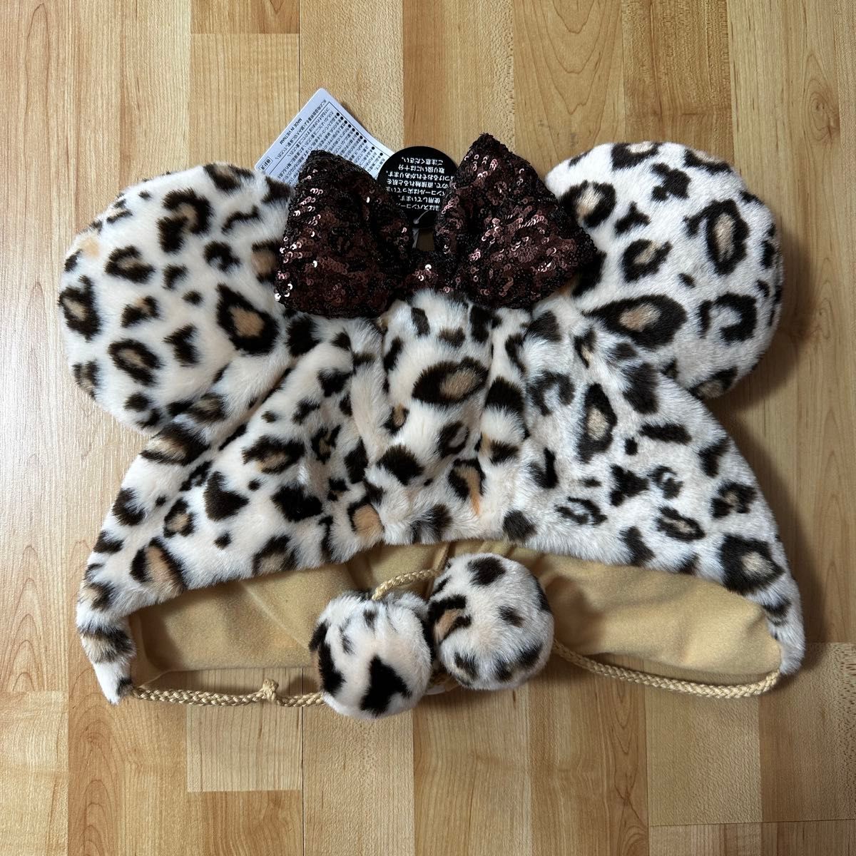 ディズニー ファンキャップ ヒョウ柄 ブラウン 茶色｜Yahoo!フリマ（旧