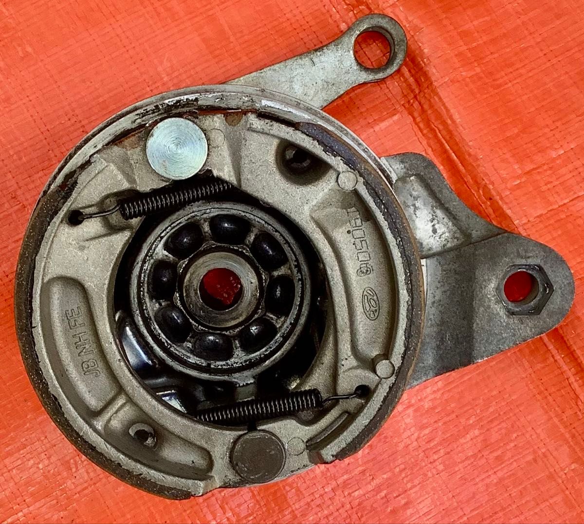 スーパーカブ110（JA10）【リアホイール】 ブレーキパネル付｜Yahoo