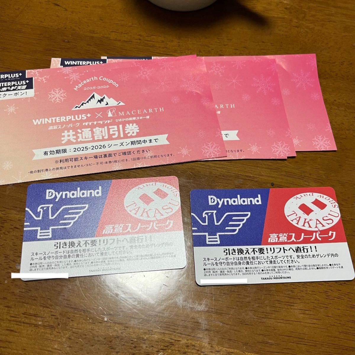ダイナランド 高鷲スノーパーク リフト券 2枚セット｜Yahoo!フリマ（旧