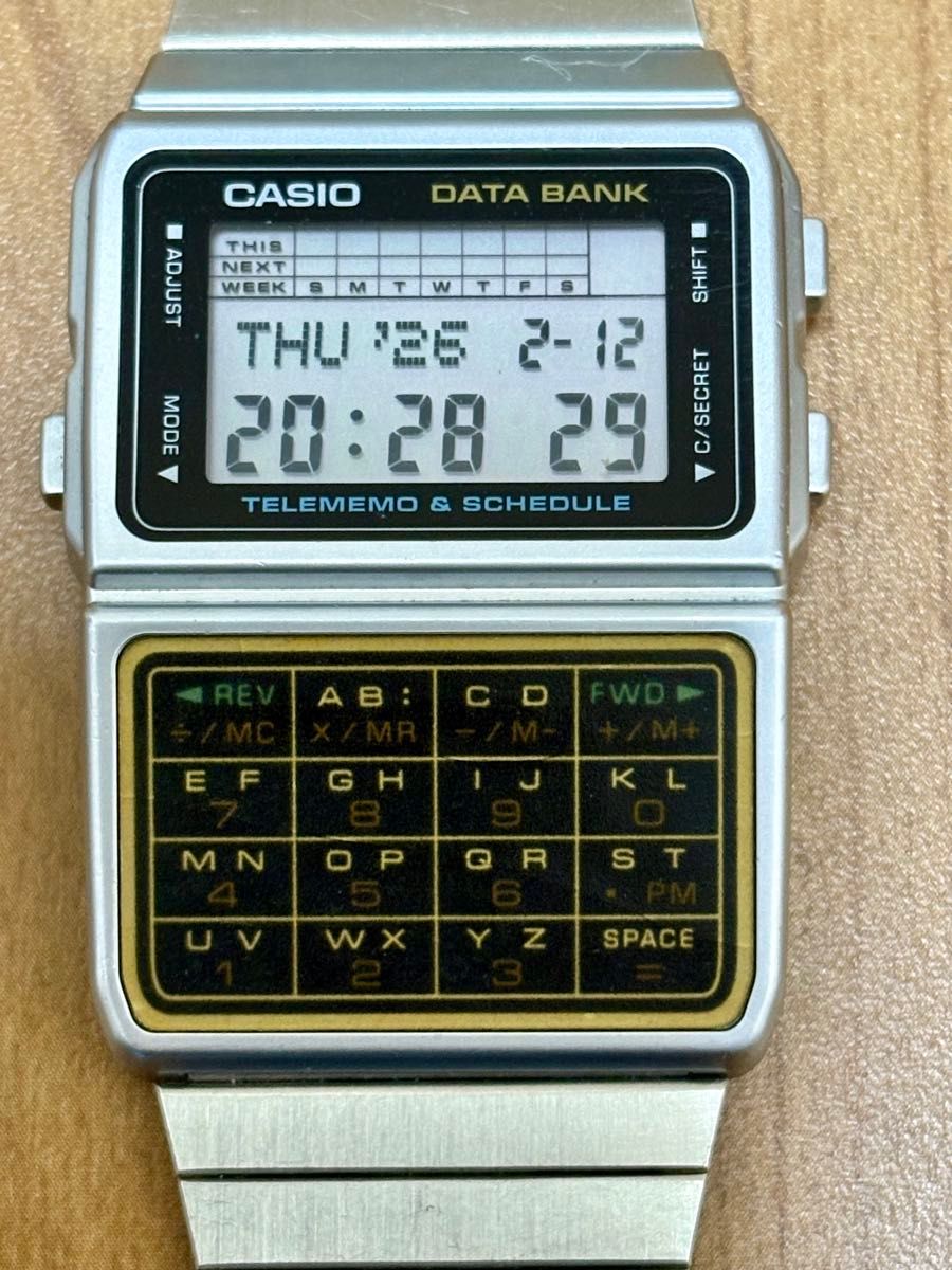CASIO カシオ データバンクDBCー610 シルバー 電池交換済｜Yahoo