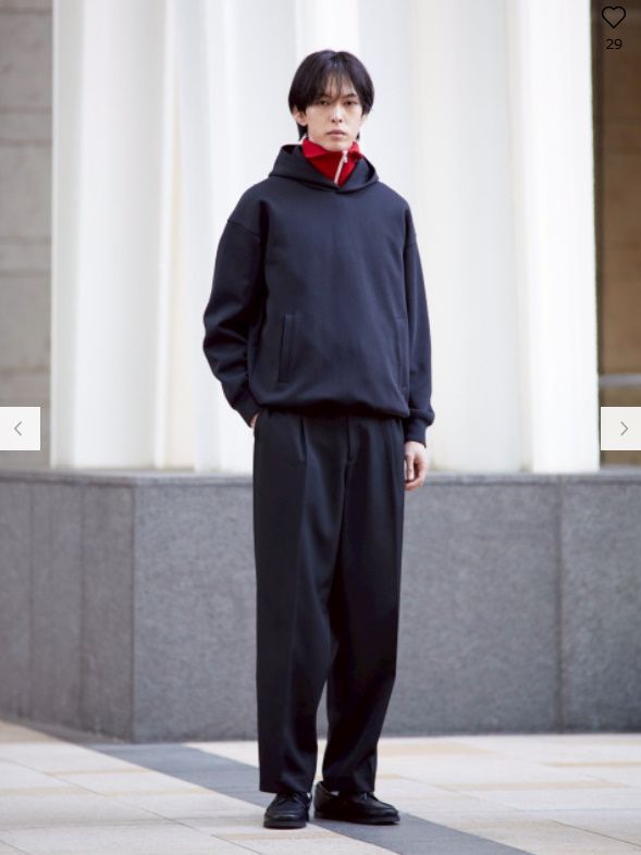 ユニクロC ミラノリブフルジップカーディガン XXL レッド 未使用 完売