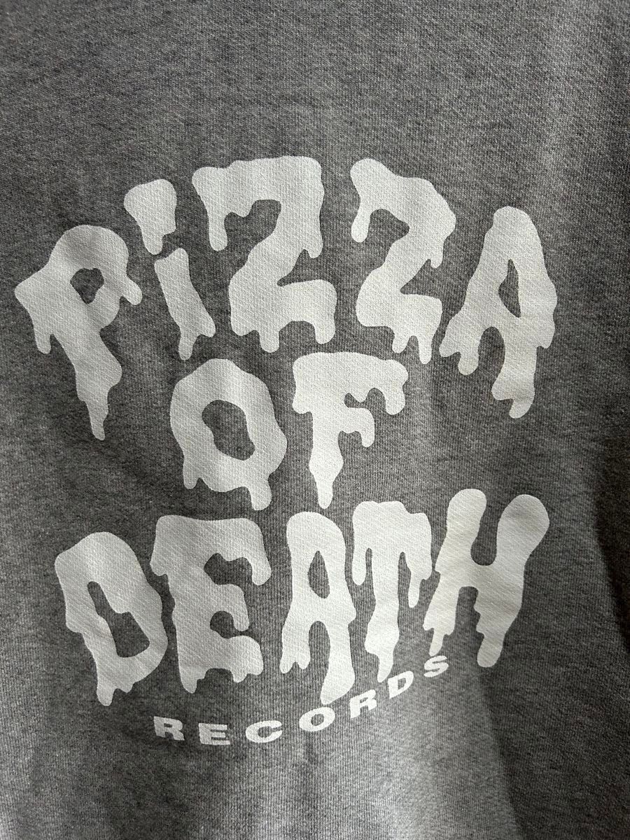 PIZZA OF DEATH パーカー グレー ジップアップパーカー｜Yahoo!フリマ