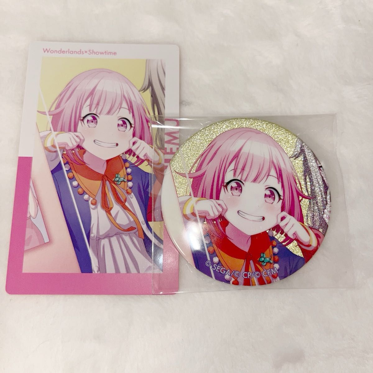 プロセカ プロジェクトセカイ 鳳えむ グリッター缶バッジ 缶バッジ