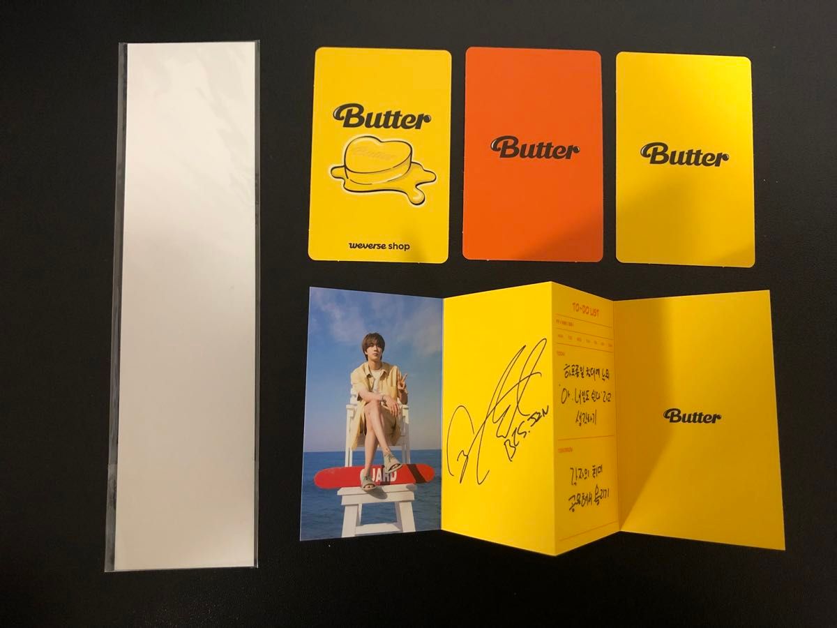 BTS JIN Butter トレカ 4カットフィルム weverse 特典 フォトカード