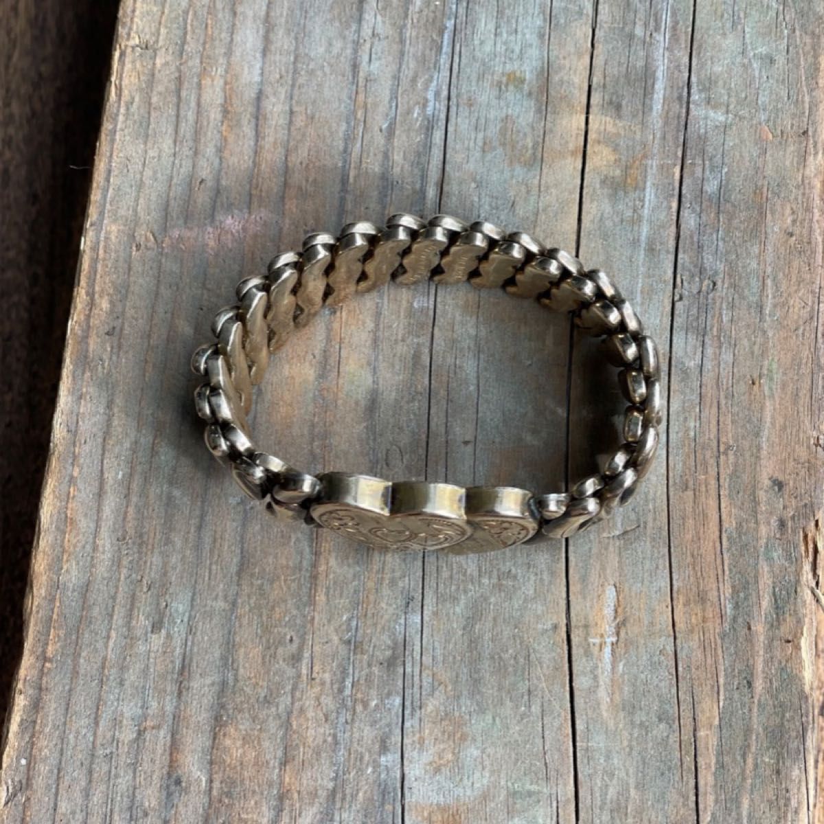 超希少 ダブルハート USヴィンテージ スイートハートブレスレット