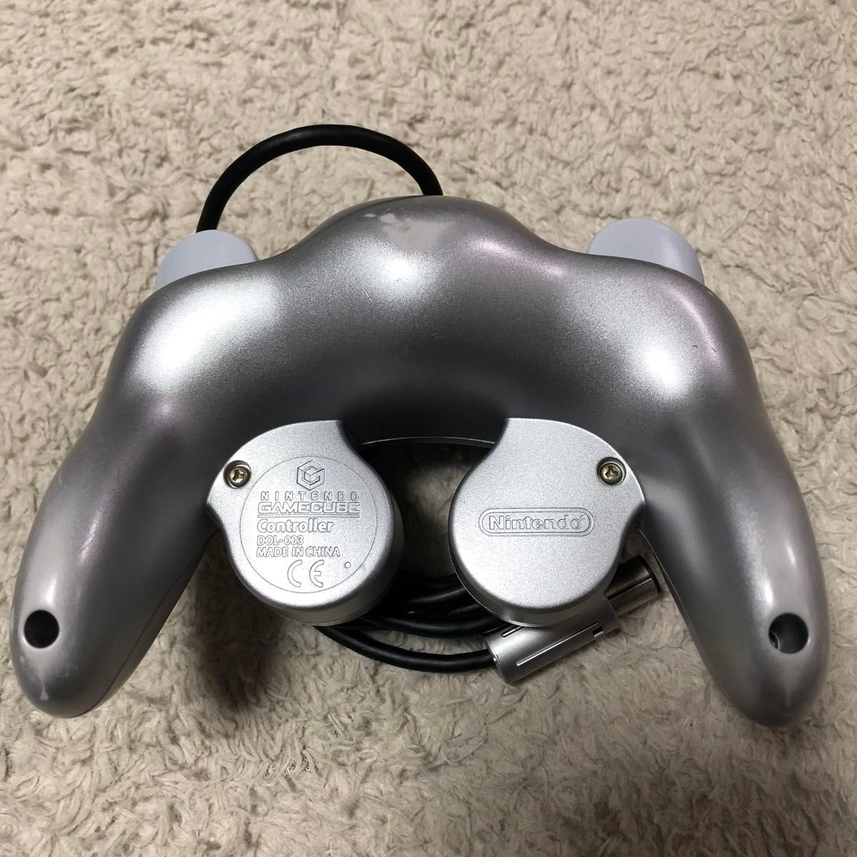 NINTENDO ゲームキューブ コントローラー 後期シルバー(メンテナンス