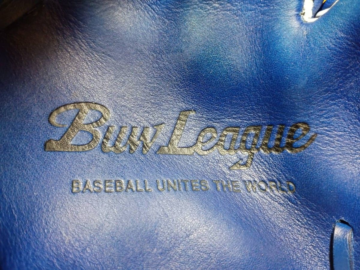 激レア 極美品 ミズノ ビューリーグ 一般軟式 内野手用 グローブ 青