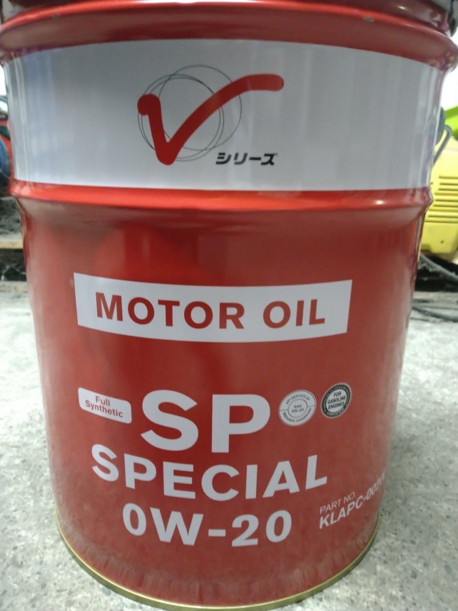 領収書発行可能 MOTOR OIL SP SPECIAL 0W-20 20L Full Synthetic