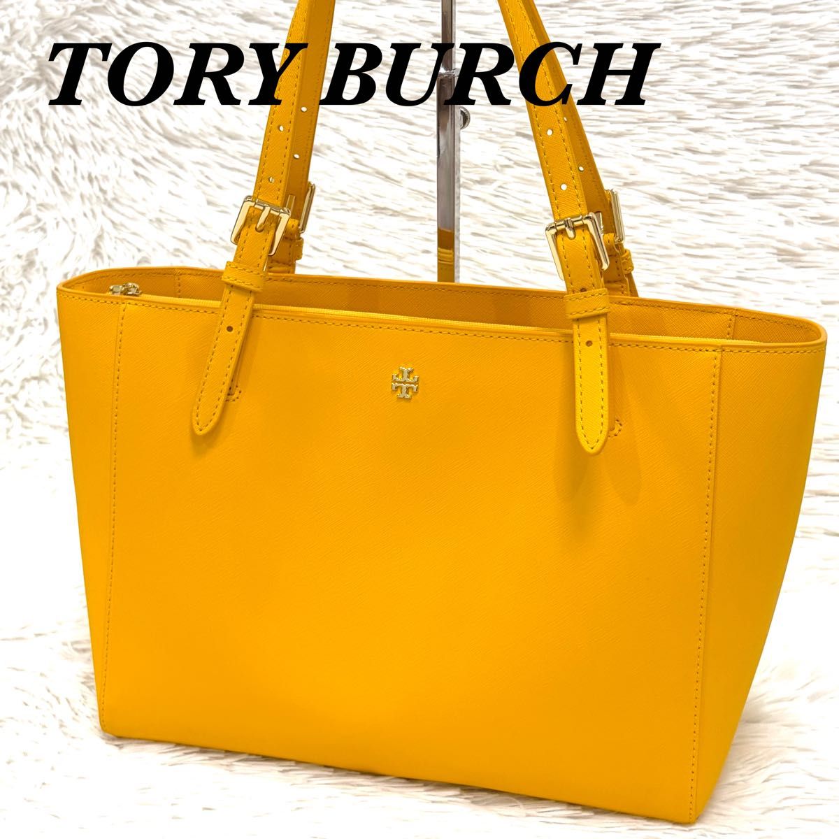 美品】トリーバーチ TORY BURCH バッグ トートバッグ イエロー｜Yahoo