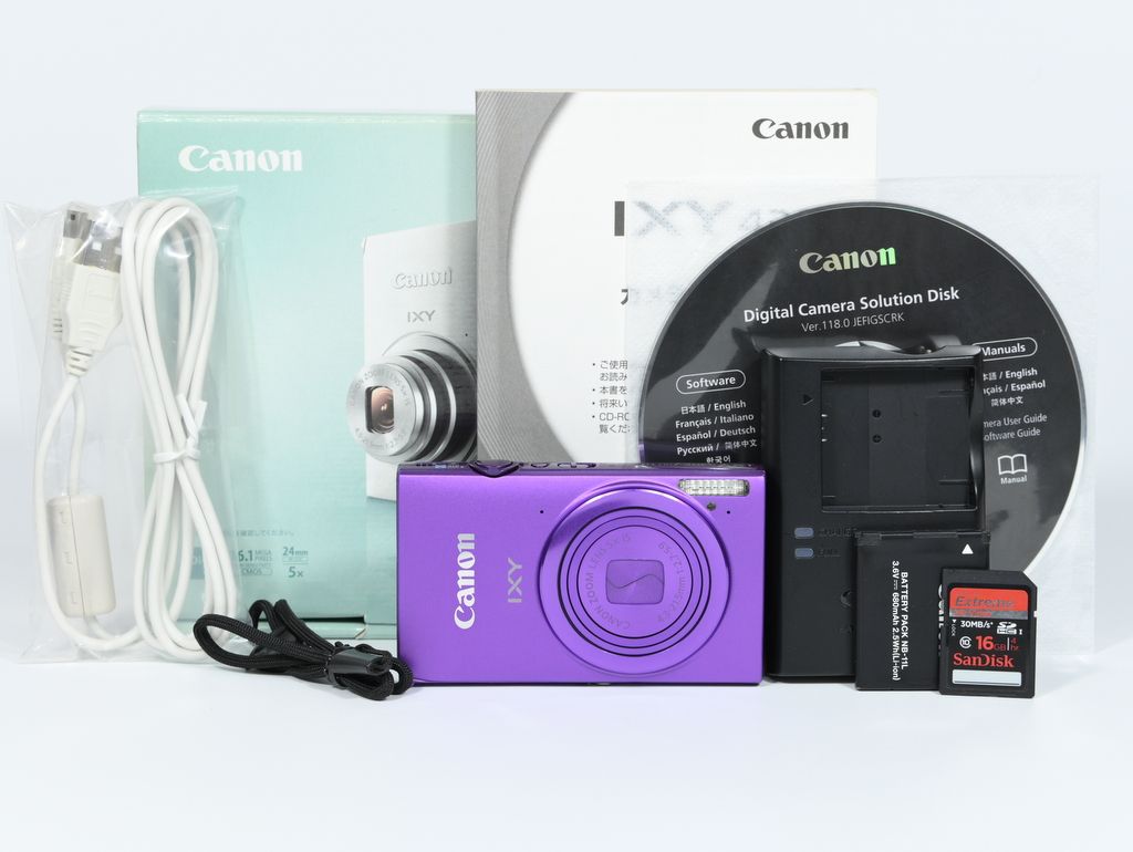 Canon IXY430F デジカメ パープル 紫 セット まとめ売り Canon IXY430F