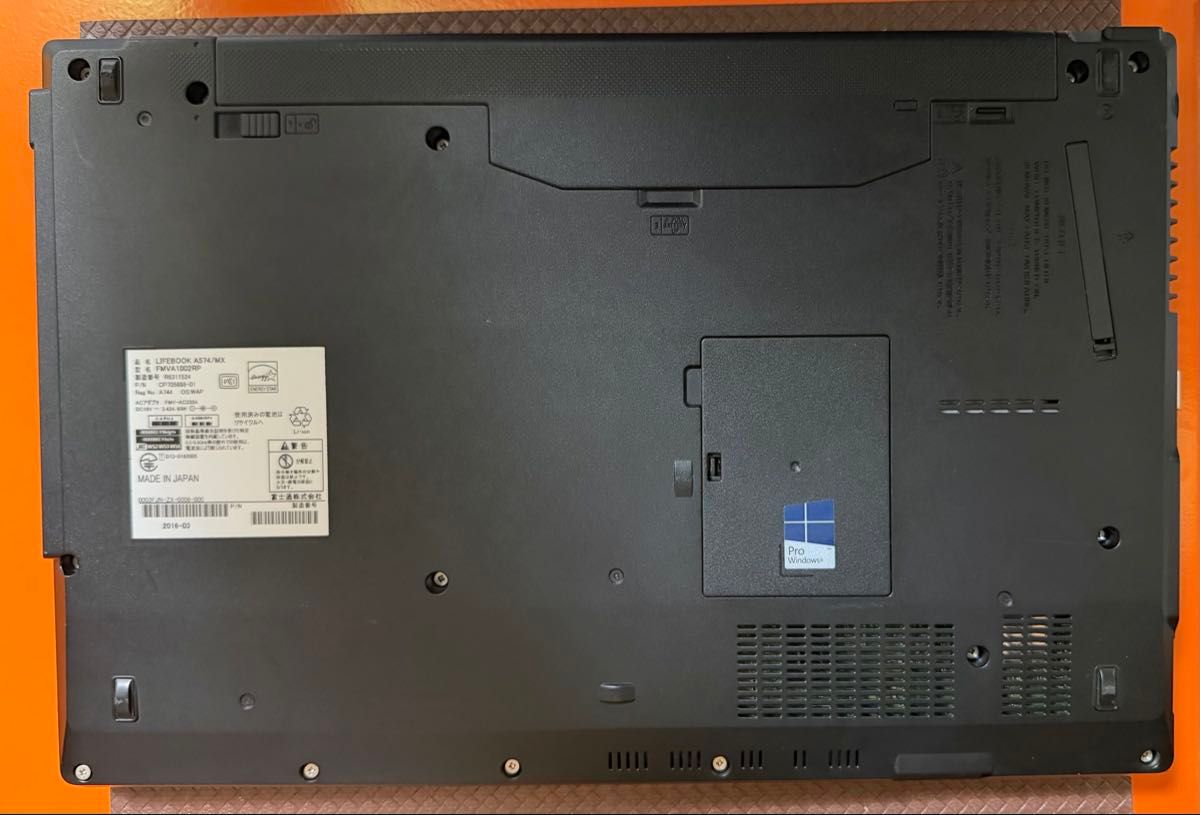 ジャンク】FUJITSU LIFEBOOK A574/MX メモリ4G HDDなし｜Yahoo!フリマ