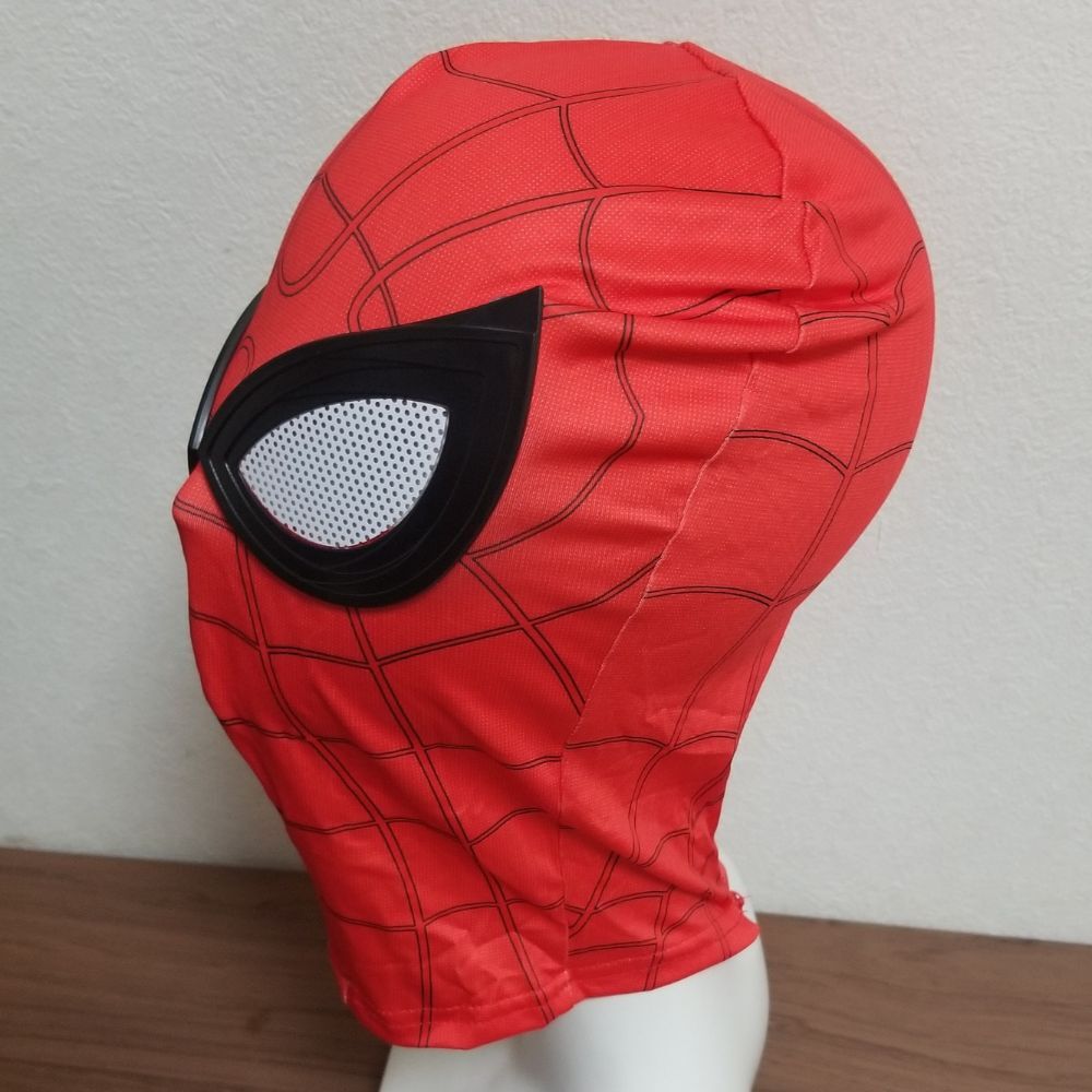 送料無料 スパイダーマン 3Dマスク レッド 赤 コスプレ フェイスマスク