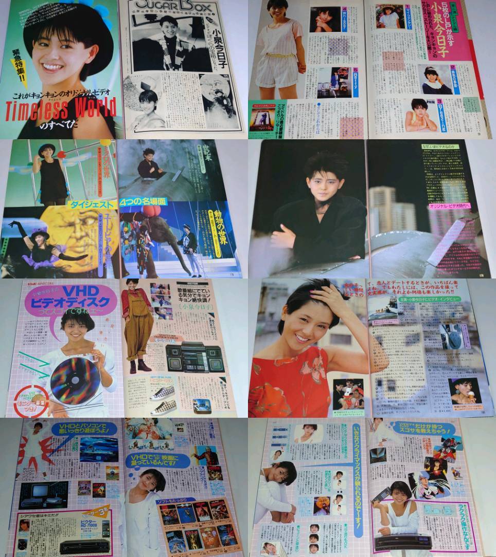 小泉今日子 1982年〜1987年 大量 切り抜き ファイル 2冊 120P｜Yahoo