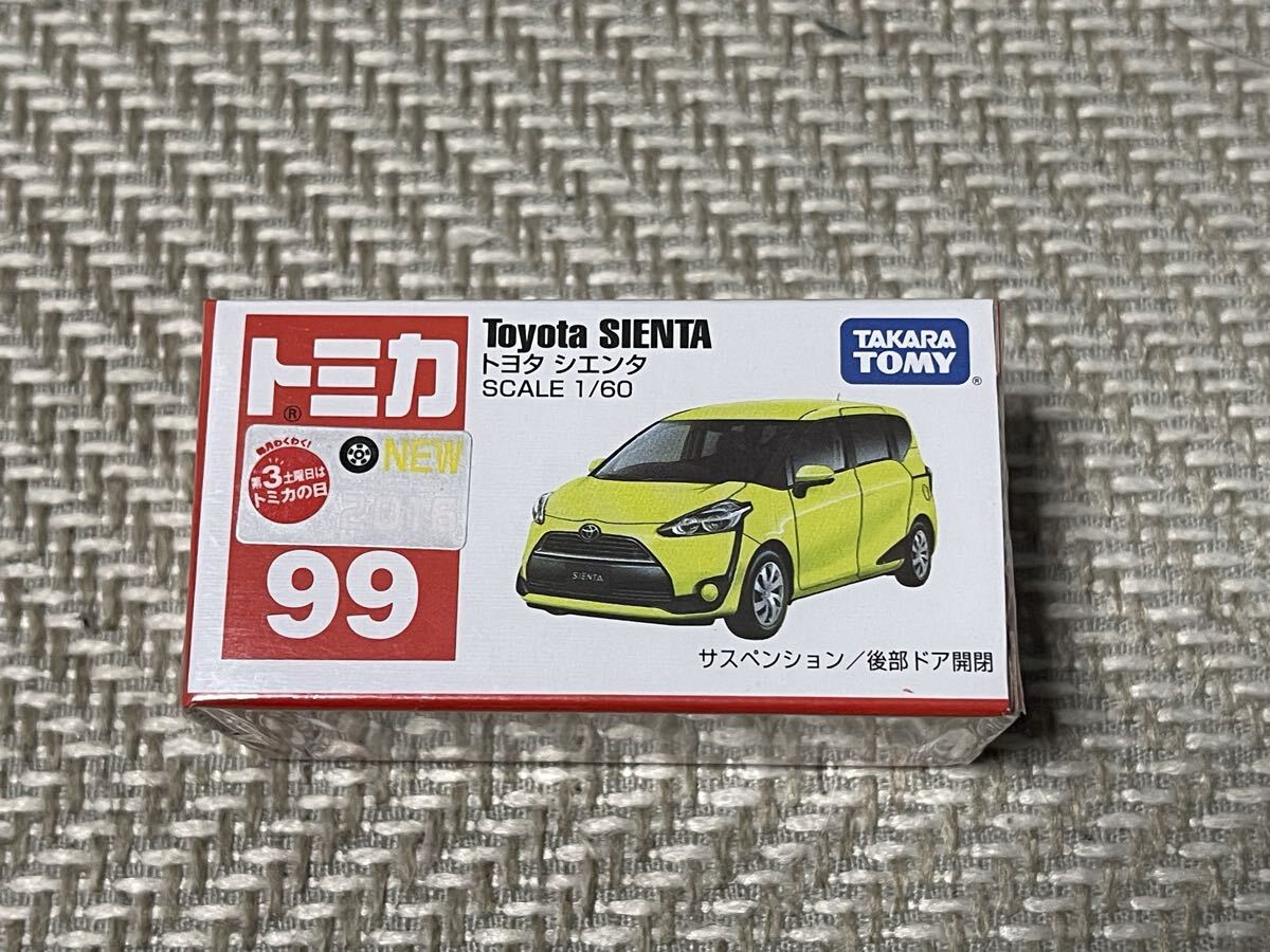 トミカ トヨタ シエンタ 廃盤 レア 未開封 新車シール付き トミカ