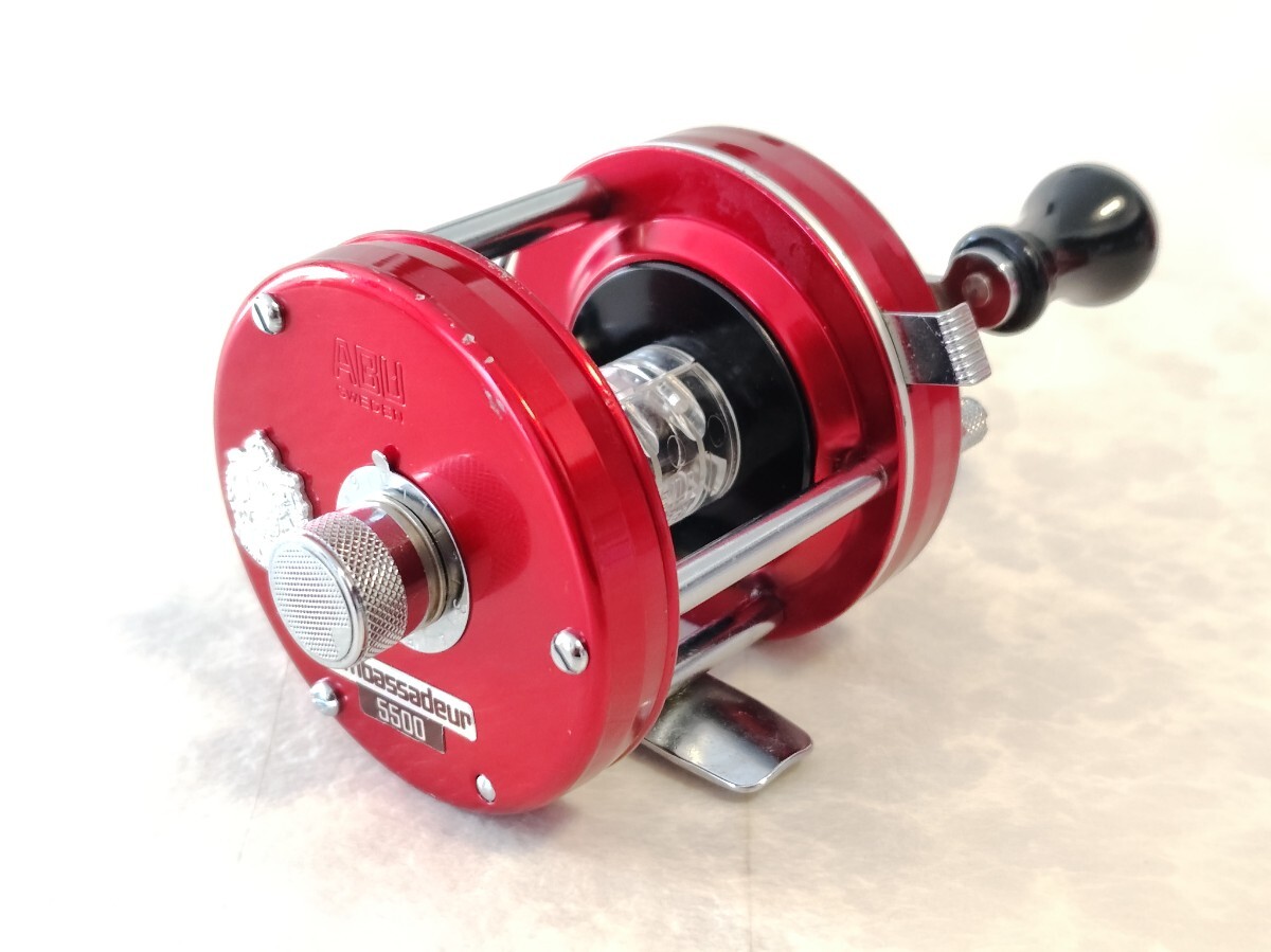 程度良好 ABU Ambassadeur アブ アンバサダー 5500 レッド 790401