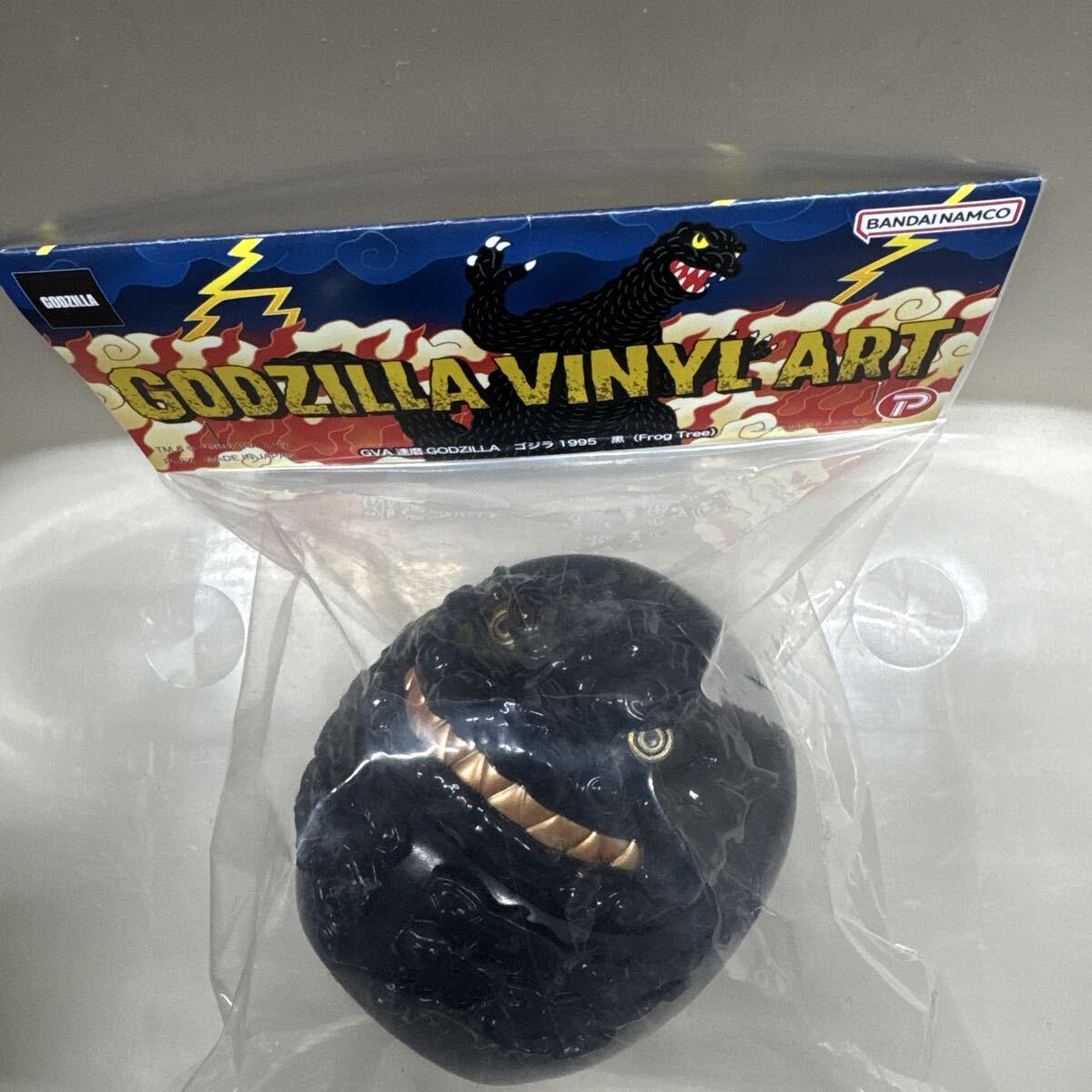 Yahoo!オークション - GVA達磨GODZILLA ゴジラ1995 黒Frog Tree ワンフ