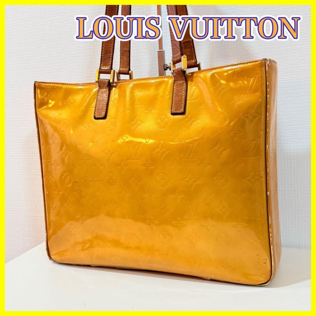 美品 ルイヴィトン コロンバス トートバッグ ヴェルニ M91023｜Yahoo