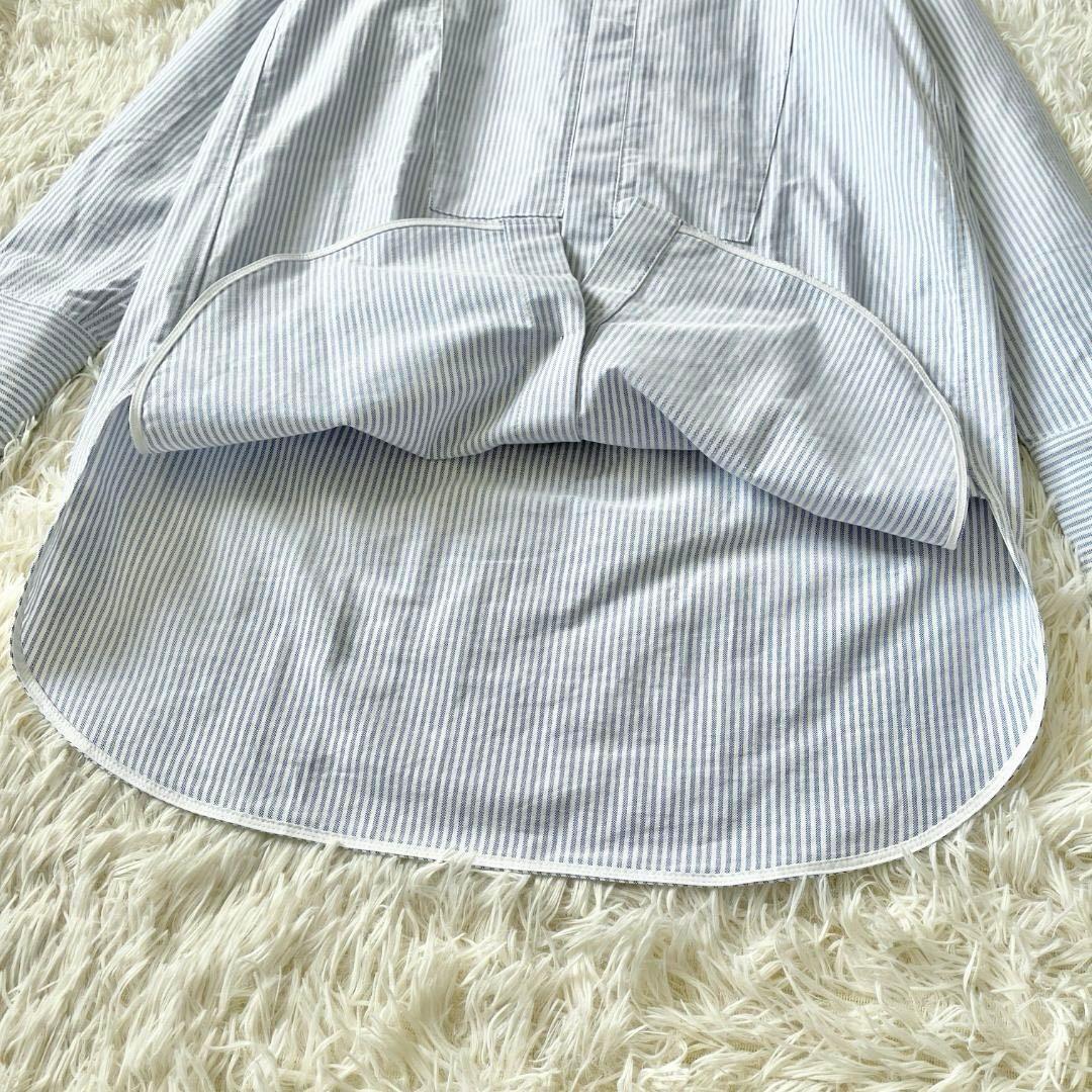 2024 美品】MADISONBLUE マディソンブルー ノーカラーストライプロング