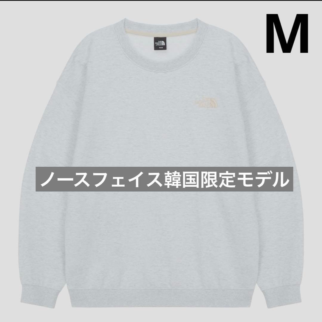 韓国限定 ノースフェイス M トレーナー 新品 国内未入荷 ロゴ 正規品
