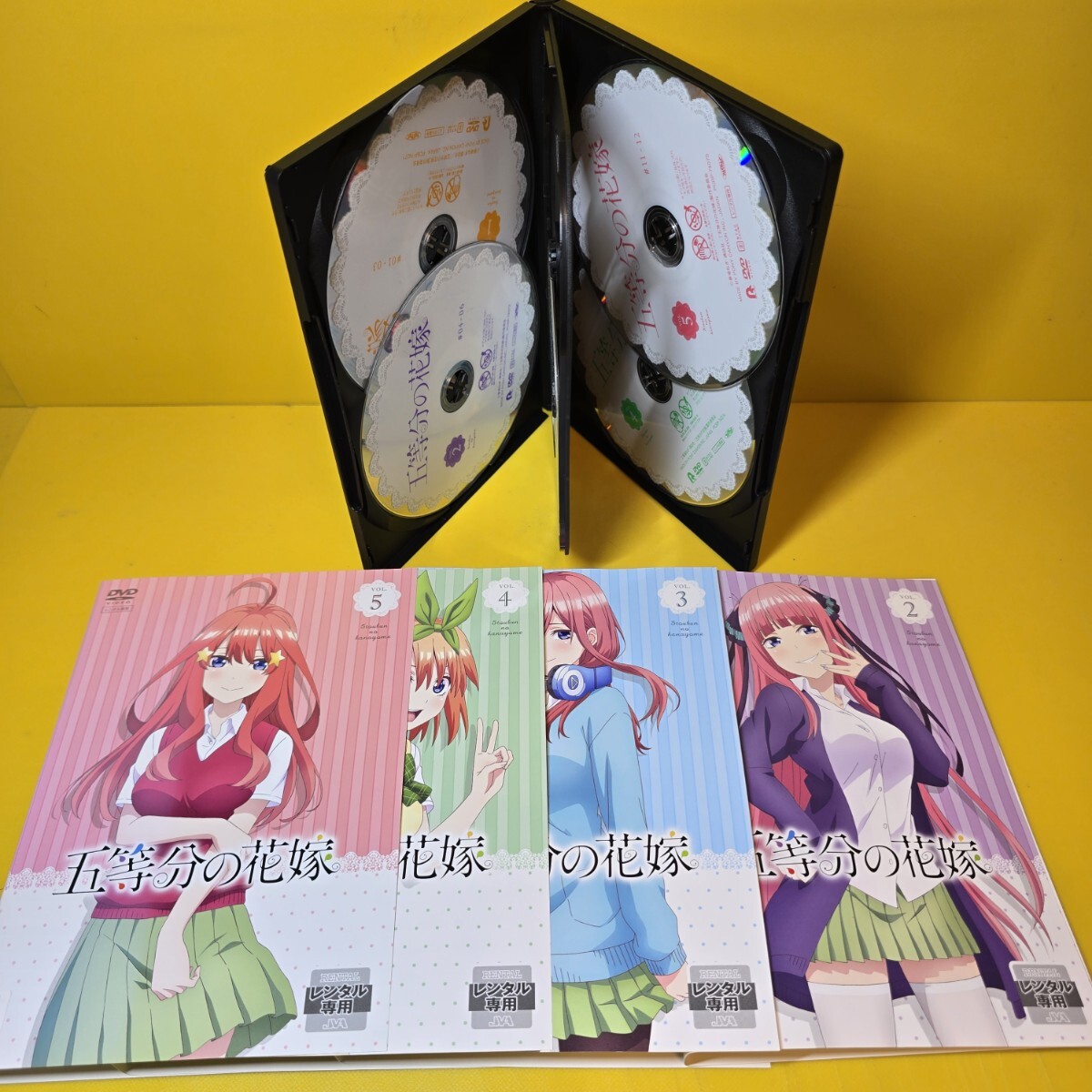 新品ケース交換済み 五等分の花嫁 1期+2期+劇場版 DVD全11巻｜Yahoo