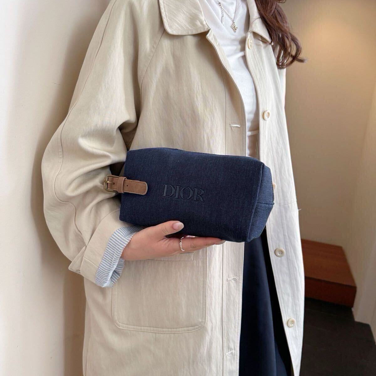 ディオール 2025年父の日限定 ノベルティ トラベルポーチ デニム