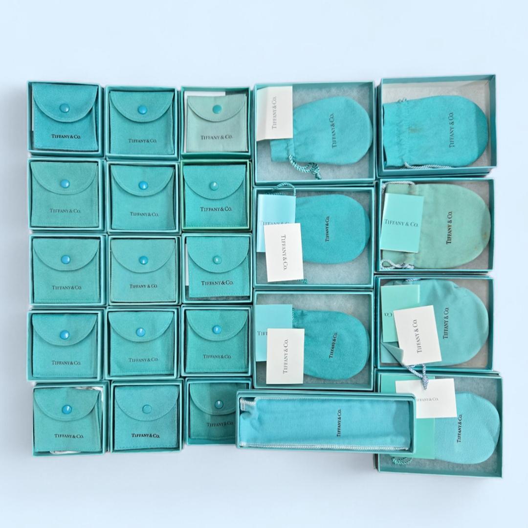 ④Tiffany & Co ティファニー 空箱・保存袋 23個 まとめ売り 純正 正規
