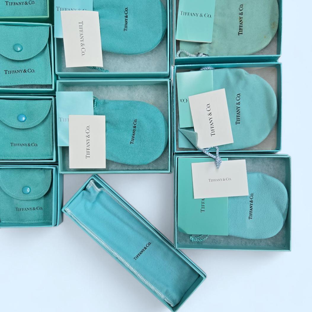 ④Tiffany & Co ティファニー 空箱・保存袋 23個 まとめ売り 純正 正規
