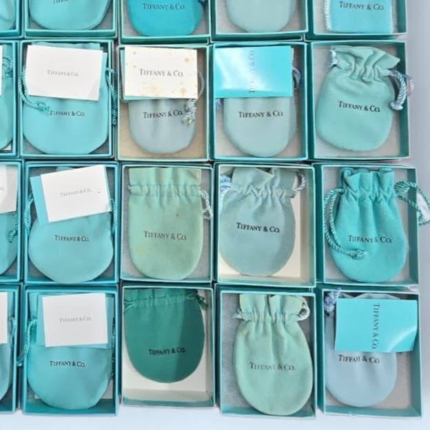 ②Tiffany & Co 空箱・保存袋 35個 まとめ売り 純正 正規品 巾着袋