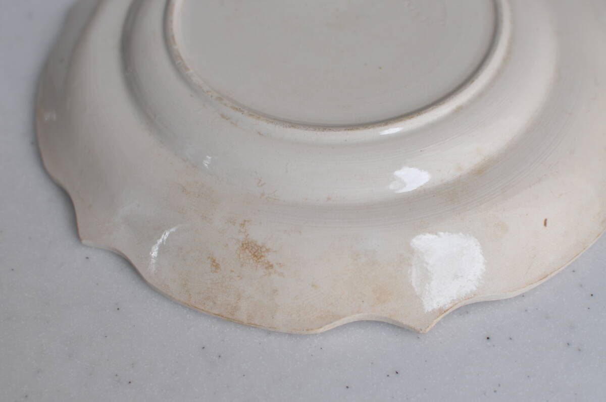 フランス アンティーク ランヴェルヴィレ 19世紀 レリーフ皿 レリーフ