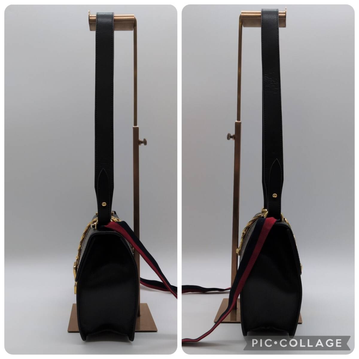 GUCCI グッチ 421882 シルヴィ スモール シェリー ウェブライン ワン