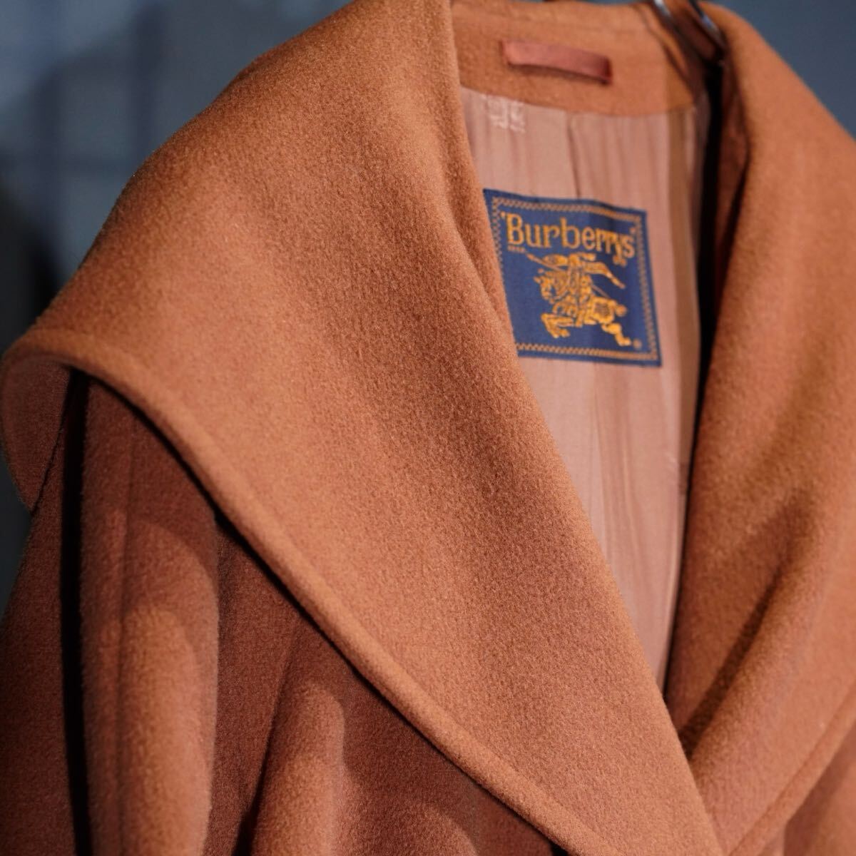 Burberrys CASHMERE BREND WOOL BIG HOODIE DOUBLE LONG COAT