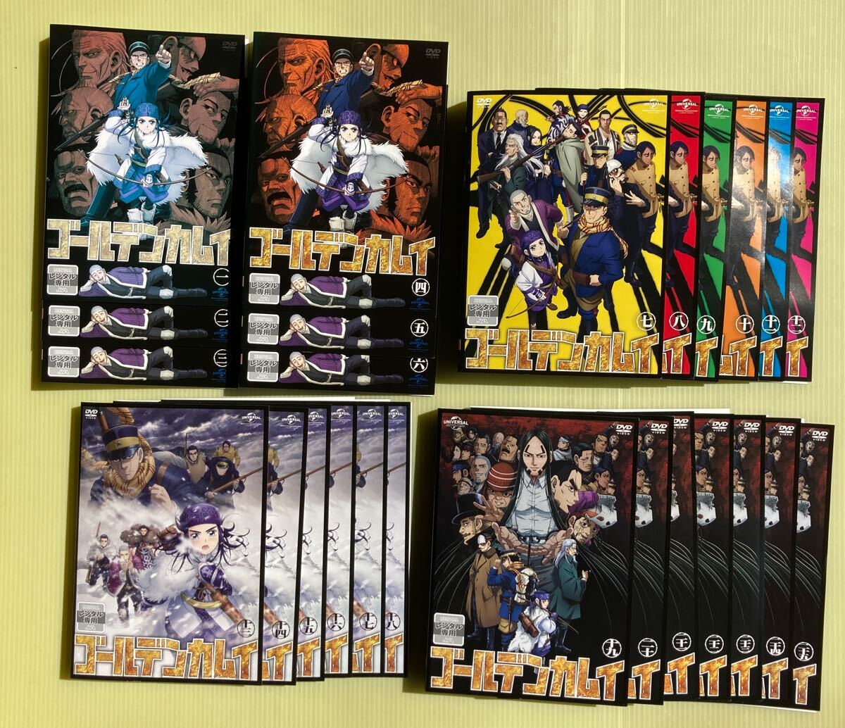 ゴールデンカムイ 25巻全巻セット 管理番号37305 DVD レンタル落ち