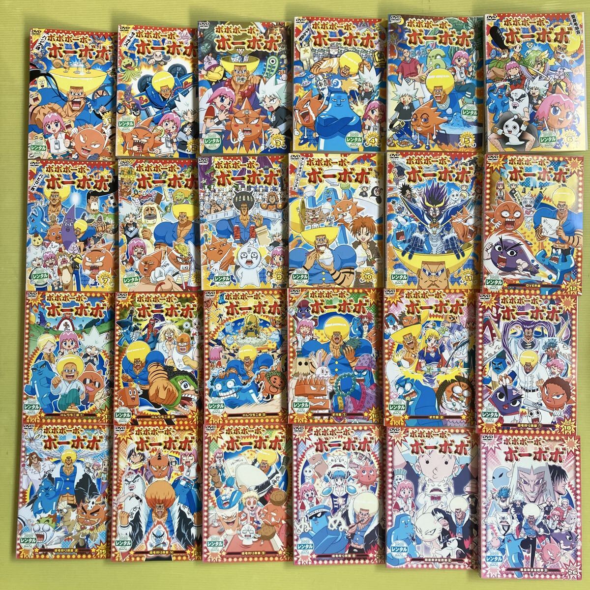 ボボボーボ・ボーボボ 24巻セット(vol 20 24欠品) 管理番号37200 DVD