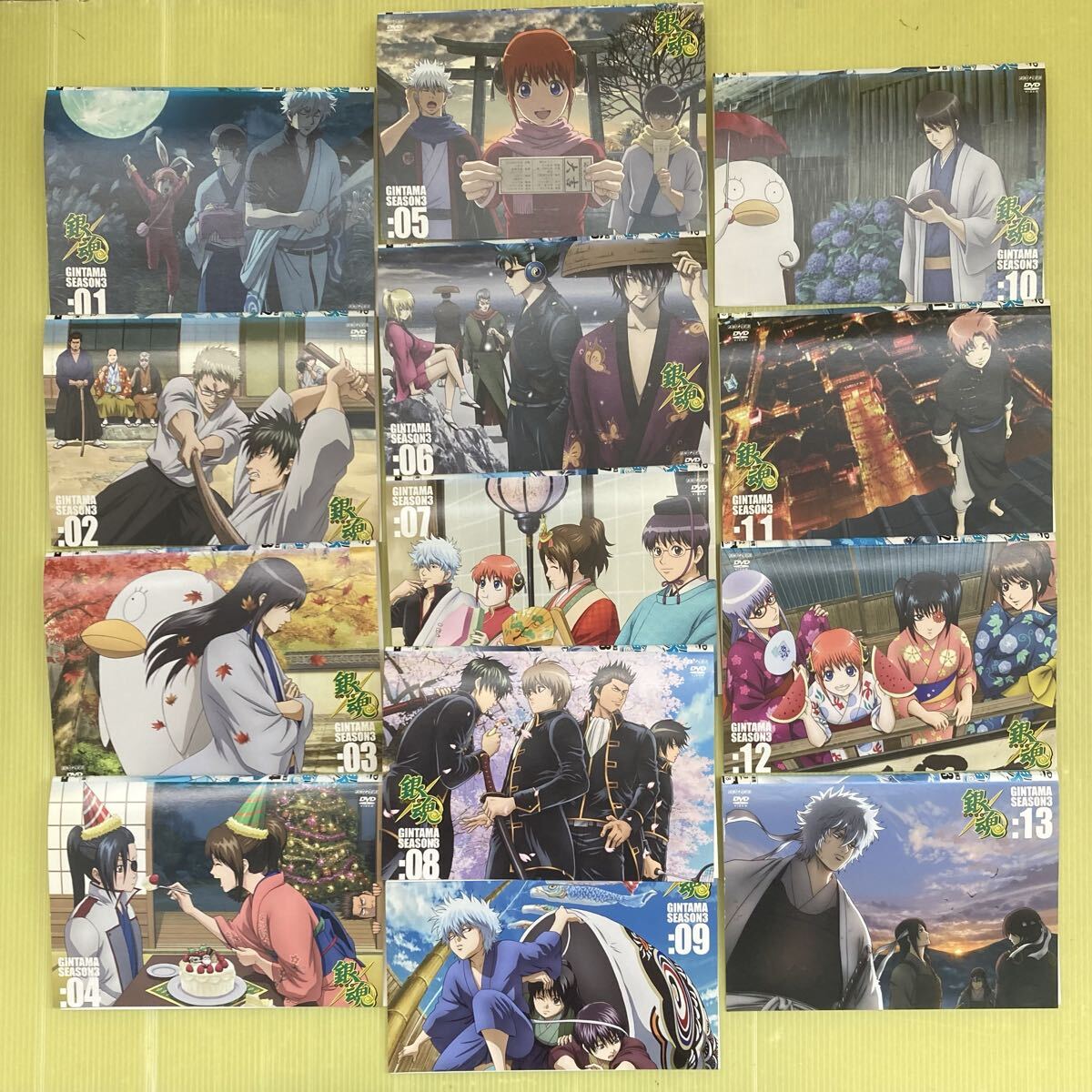 銀魂 シーズン3 SEASON3 13巻全巻セット 管理番号13600 DVD レンタル