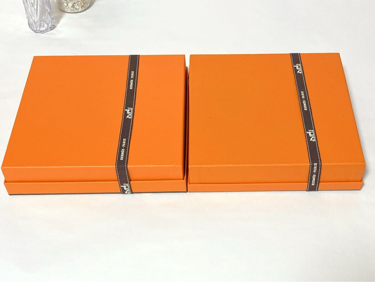 エルメス 「HERMES」小物用空箱 2個 (6025) 正規品 付属品 メッセージ