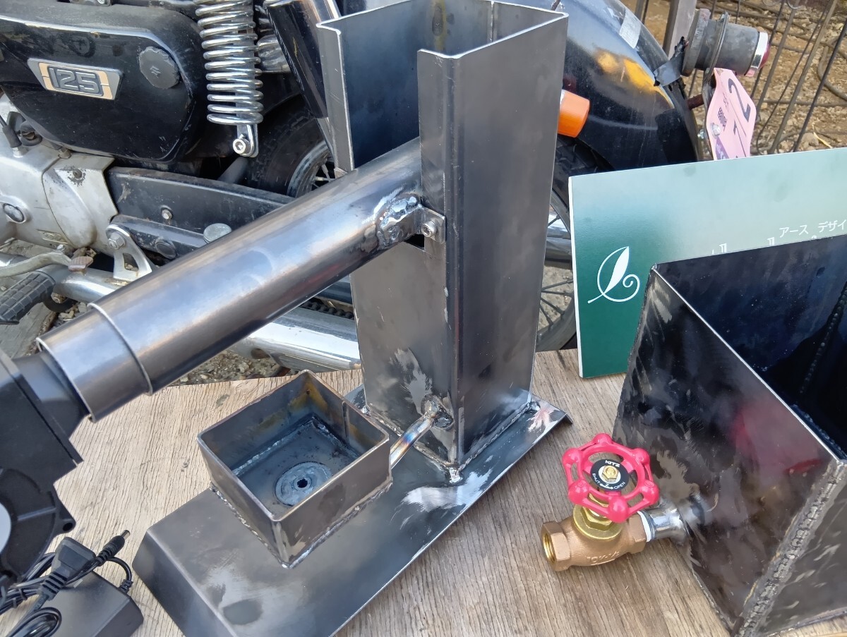 受注制作】廃油ストーブ 【ウォームファクトリー ミニ】（5リットル