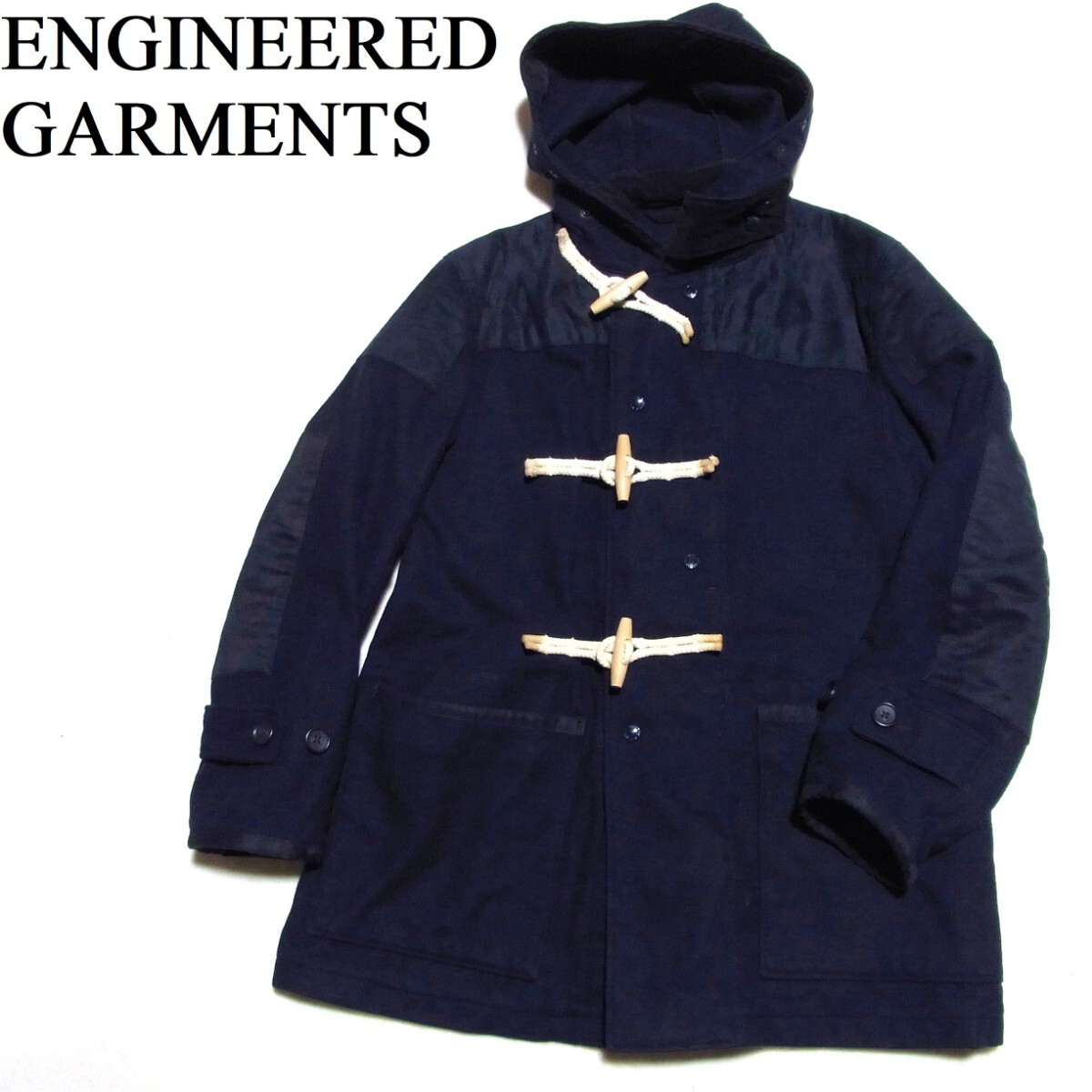 ENGINEERED GARMENTS Duffle Coat 20oz Melton XS ネイビー エンジニ