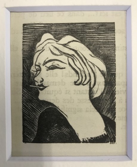 特価】 ≪ 藤田嗣治 ≫ オリジナル木版画 ⅩⅩⅡ 1925年 ROI PAUSOLE