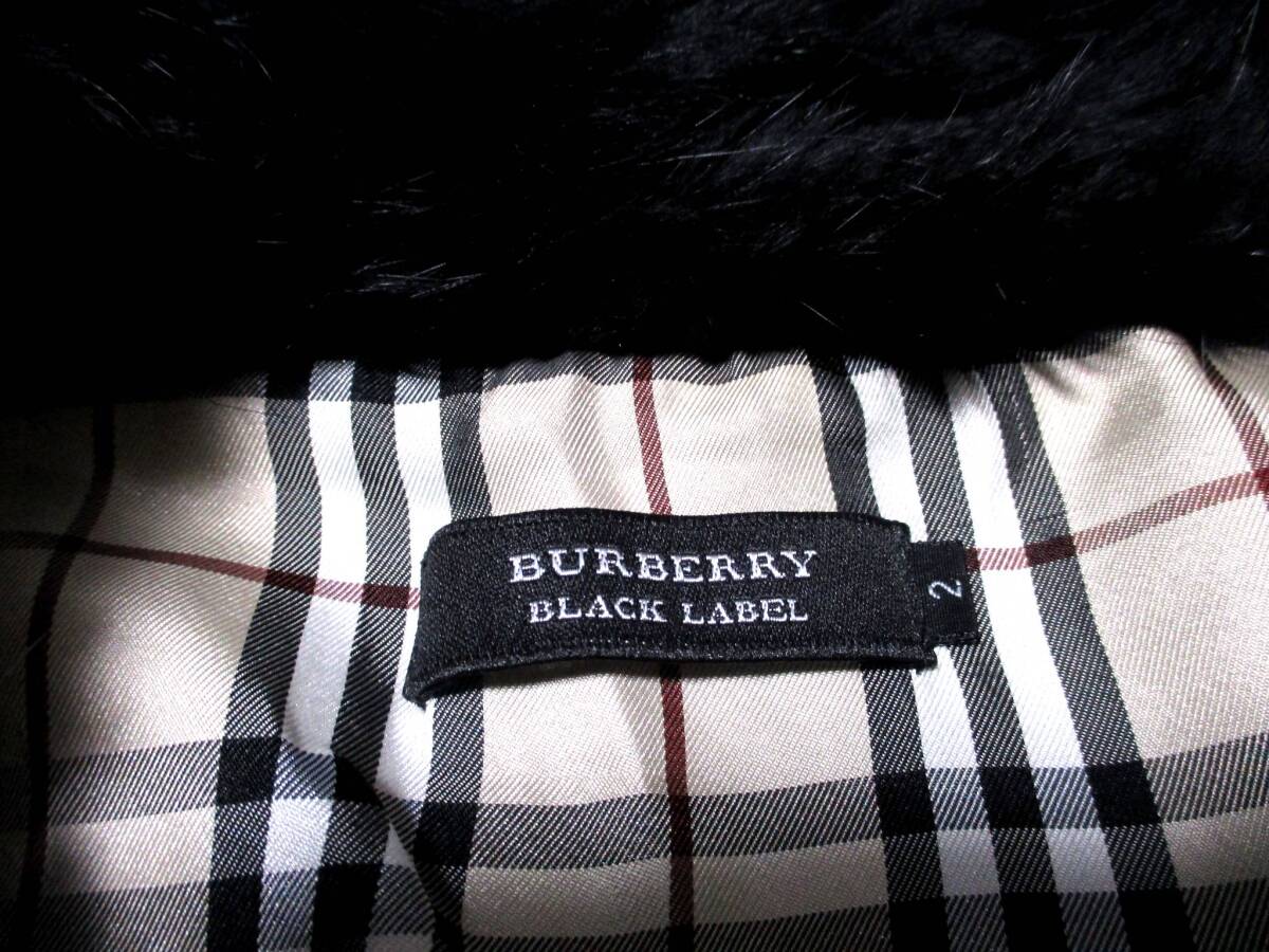 美品 M(2) バーバリーブラックレーベル BURBERRY BLACK LABEL 裏地ノバ