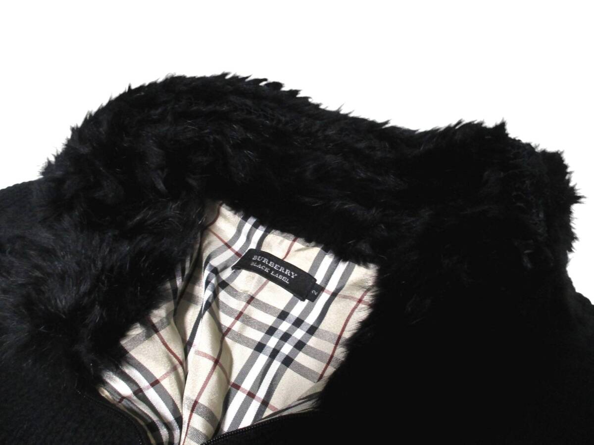 美品 M(2) バーバリーブラックレーベル BURBERRY BLACK LABEL 裏地ノバ