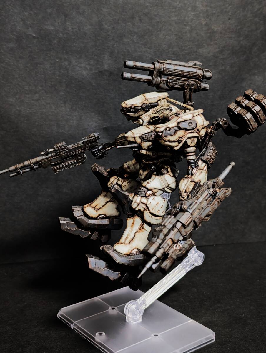 30MM ARMORED CORE ナイトフォール＋ORBITER ウェザリング塗装完成品