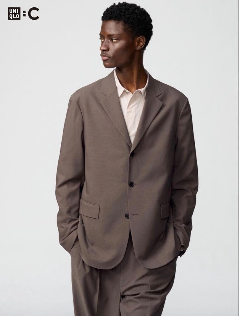 ユニクロC UNIQLO C 感動 ジャケット 感動 タック パンツ セットアップ